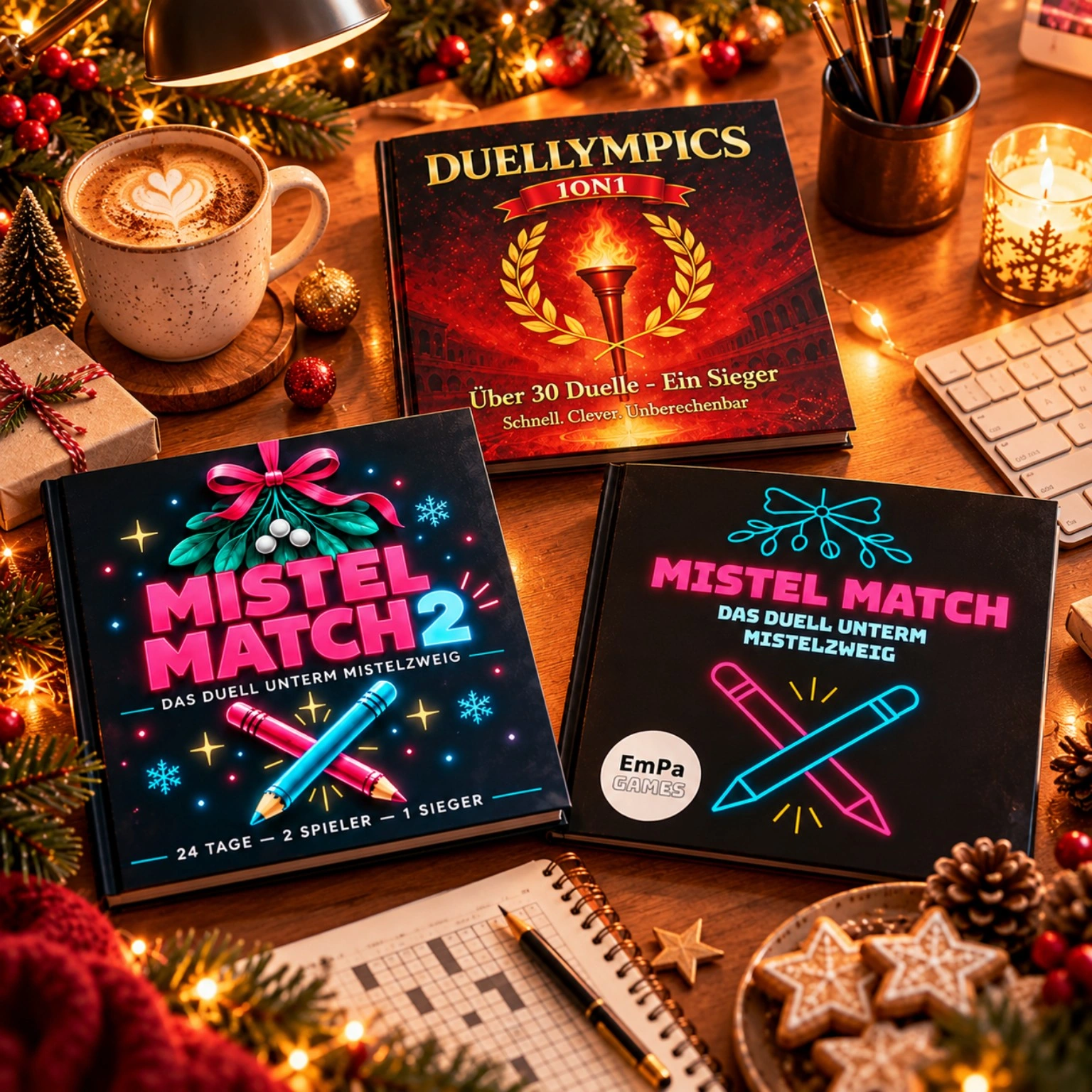 Duellympics, Mistel Match und Mistel Match 2 gemeinsam